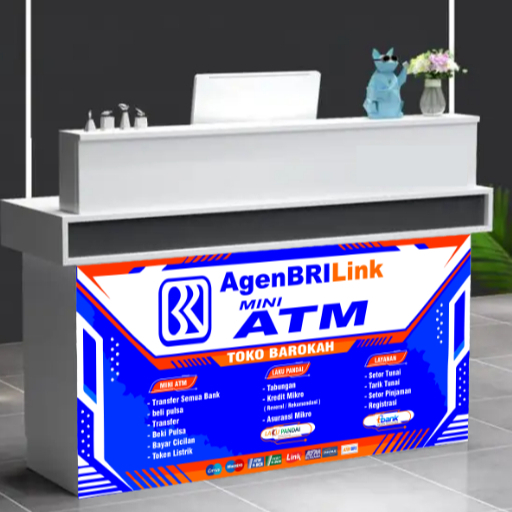 

STIKER VINYL BRILINK | STIKER BRILINK | STICKER MEJA KASIR BRILINK