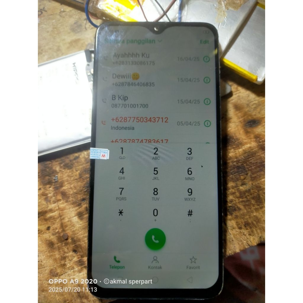 LCD OPPO F9 LCD ORI OEM NORMAL JAYA