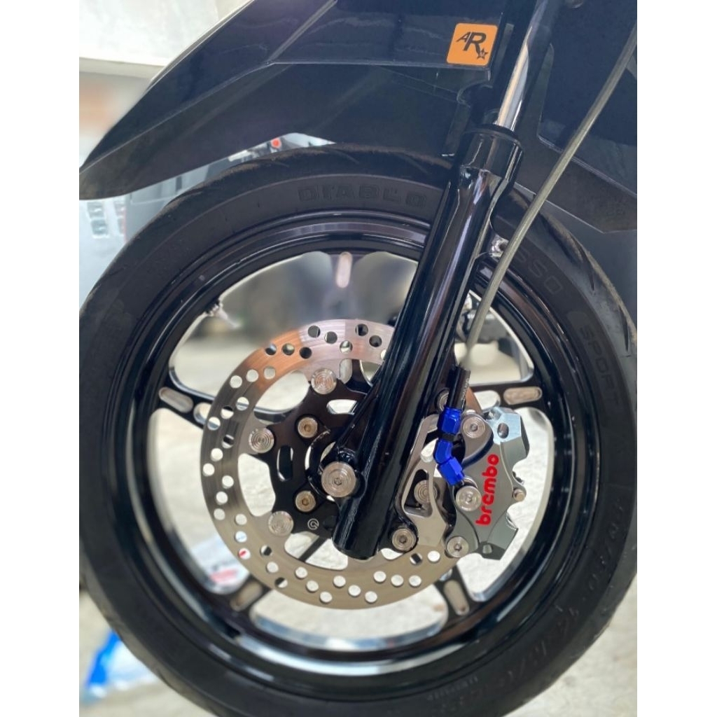 Kaliper Brembo 2p Grade A50 Baterfly Grade warna Grey