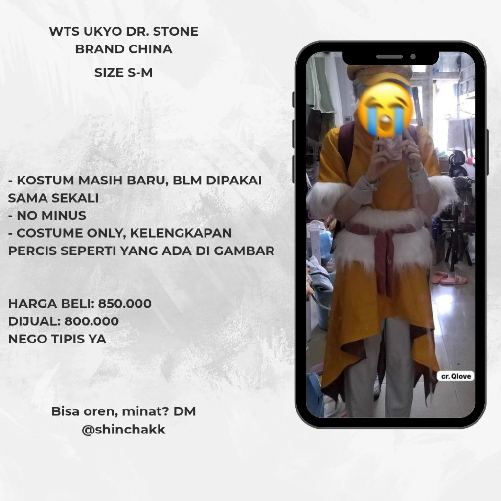 Costume Ukyo DR.Stone by shinchakk