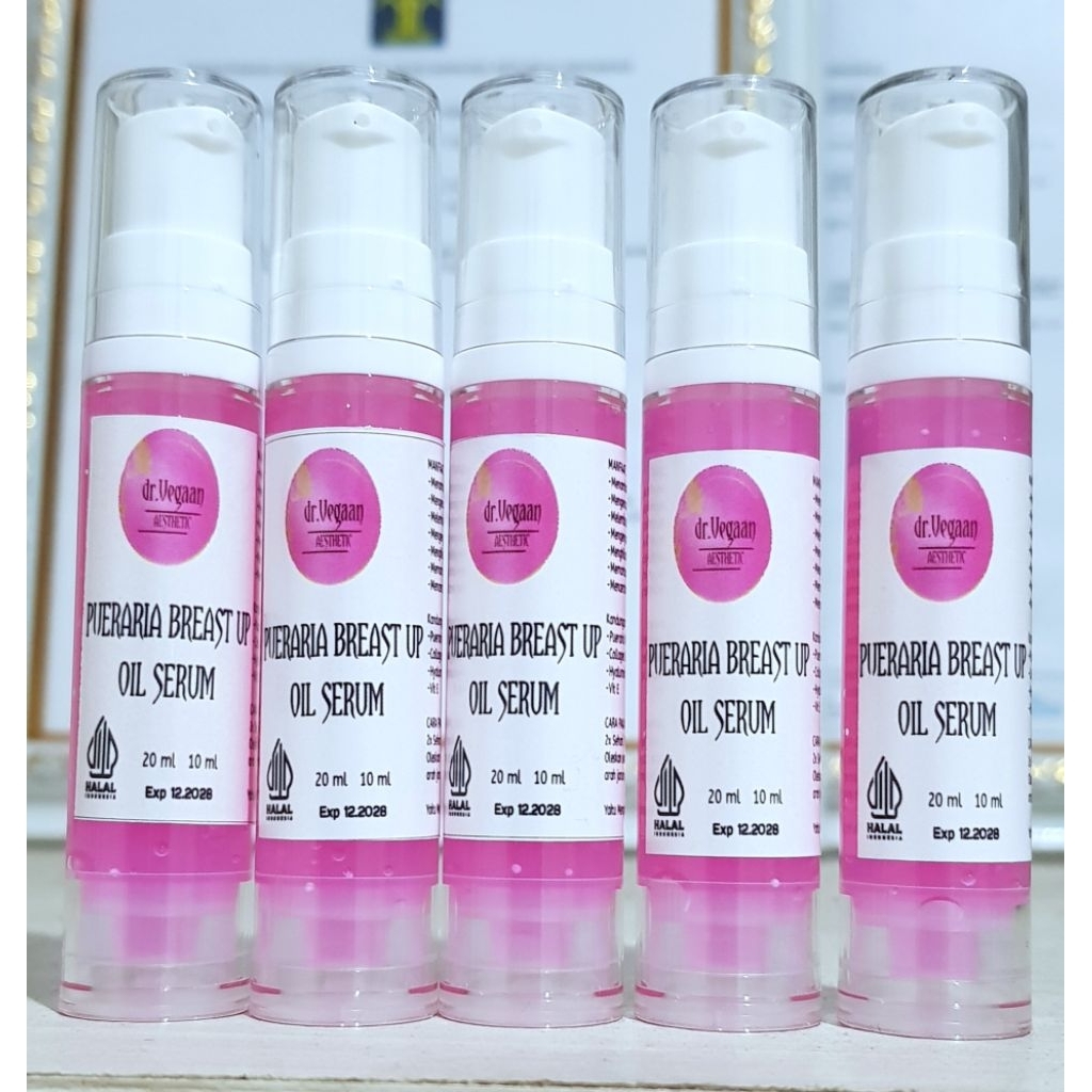 (PRIVACY) PEMBESAR & PENGENCANG PAYUDARA OIL SERUM BREAST UP - NEW FORMULA WITH DNA SALMON + VIT E C