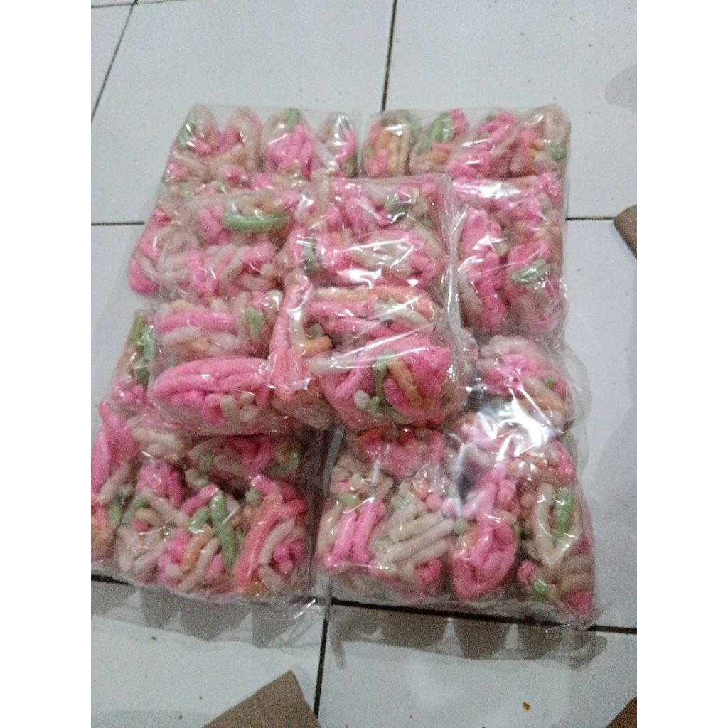 

50 pcs kerupuk sangrai pasir tidak digoreng