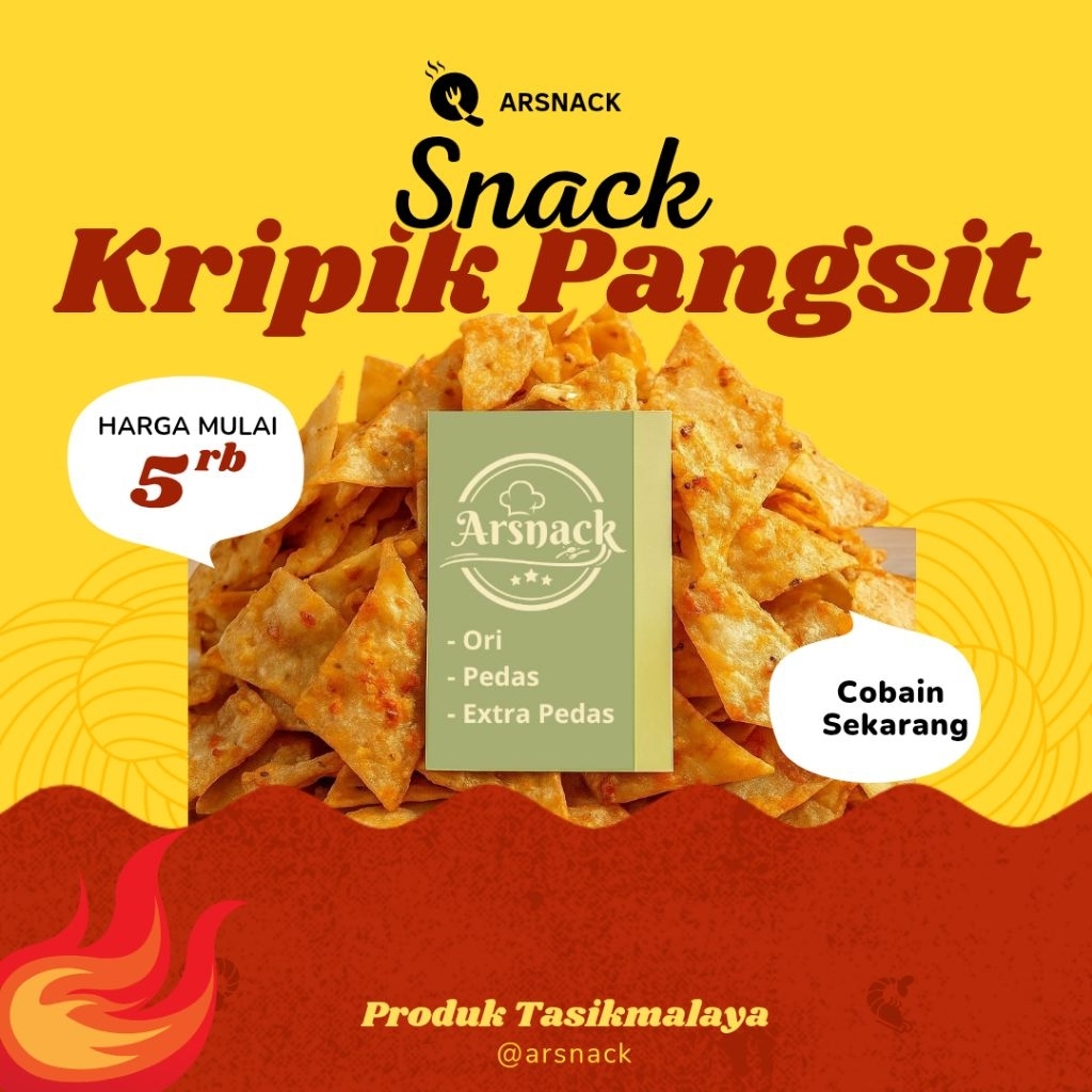 

MURAH | Kripik Pangsit / Khas tasikmalaya / kemasan kecil / renyah gurih .