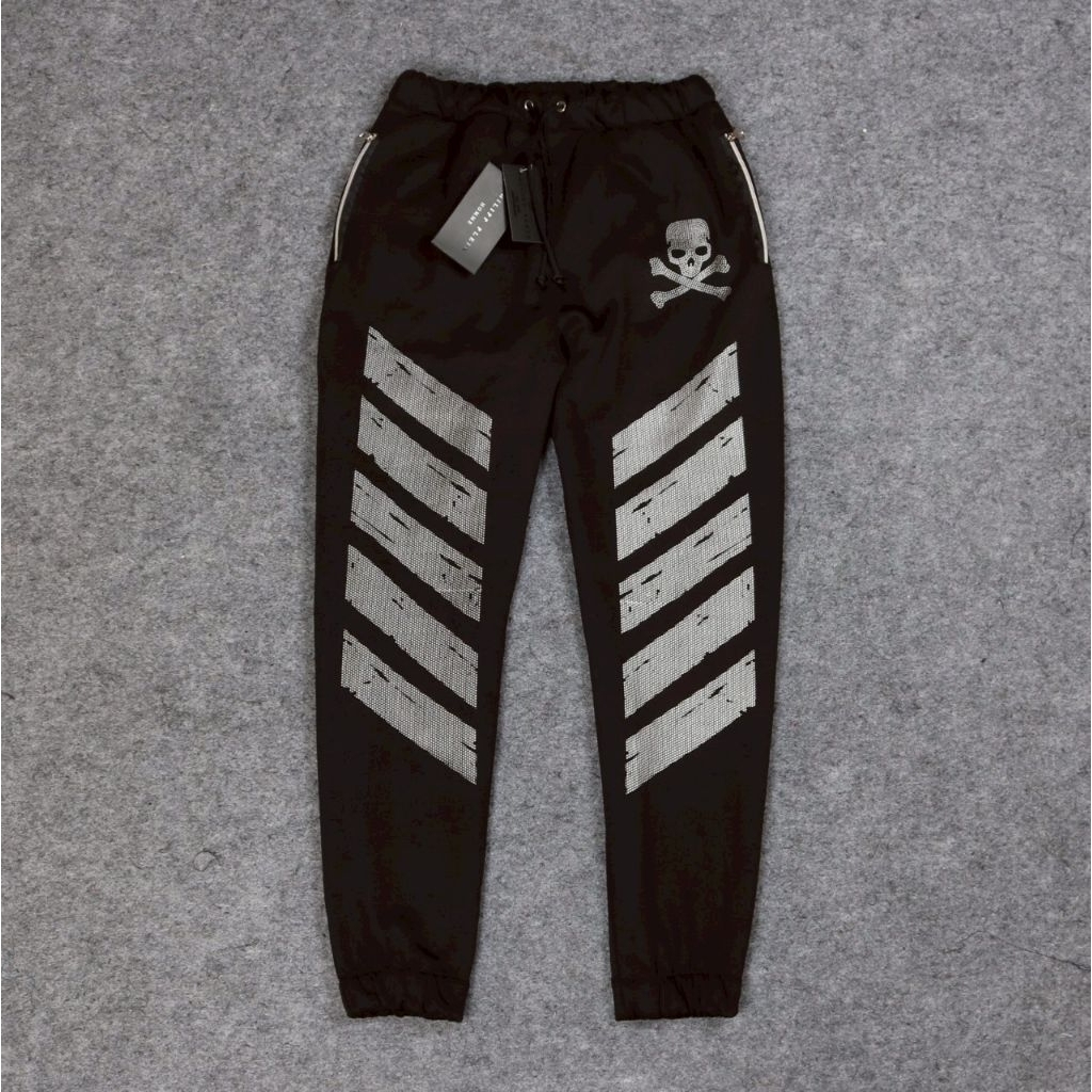 Celana Jogger Philipp Plein Hitam Branded