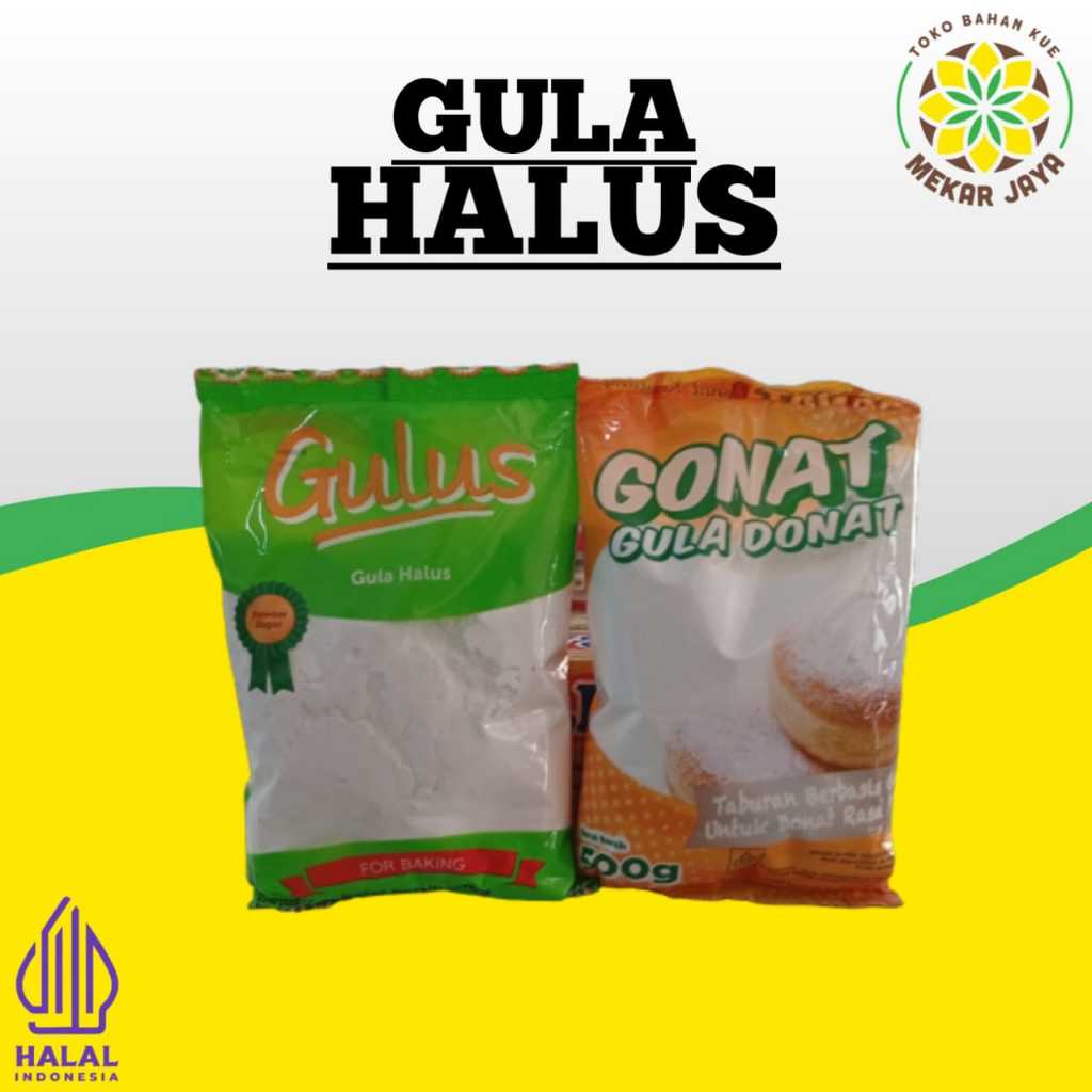 

[PRIMS FOOD] Gula halus GULUS/GONAT 500g