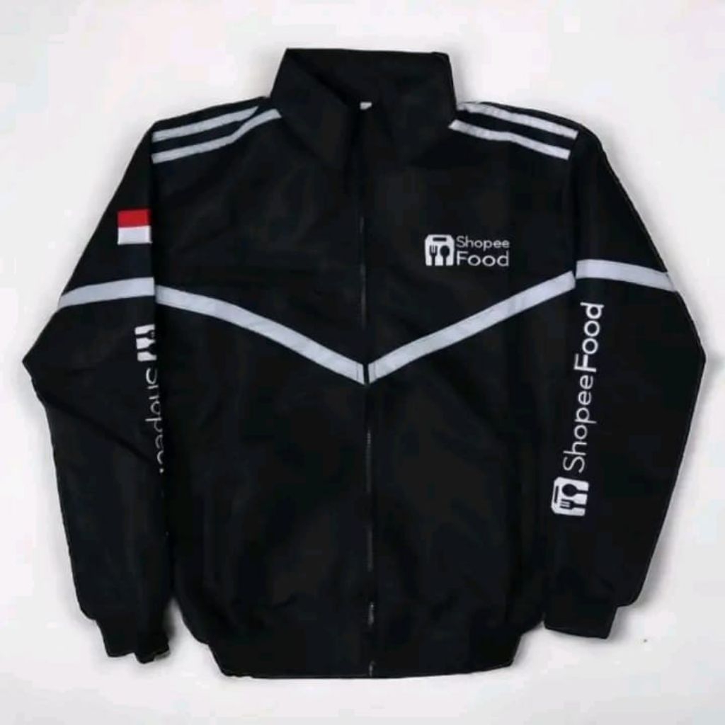 JAKET BOMBER HITAM JAKET Sp f00d