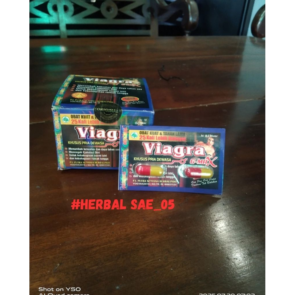 Kapsul stamina pria Viagra G max original