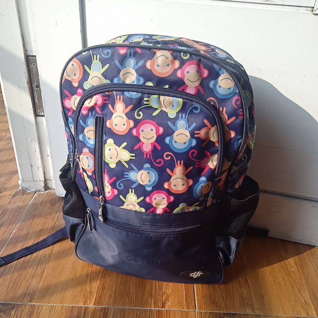 Tas Ransel DFR Collection motif Monyet