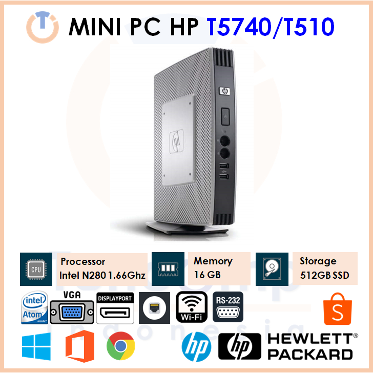[Like New] Mini PC HP T5740 | Ram 16GB | 256GB