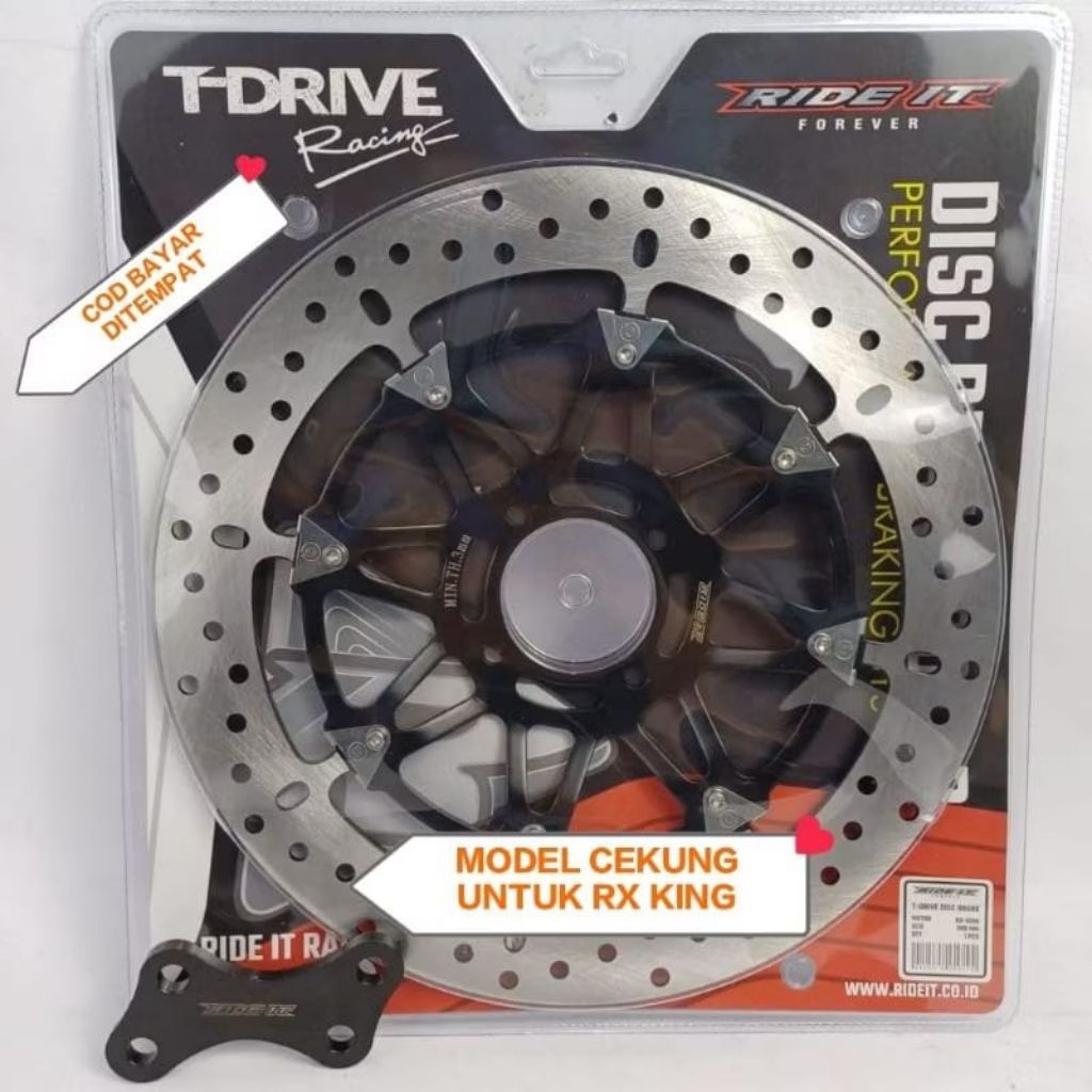 Piringan Cakram discbrake T-Drive  Rx King new 300mm