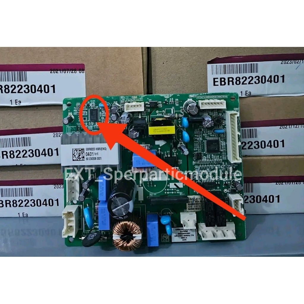 TMPM375FSDMG 0401 IC KULKAS LG INVERTER