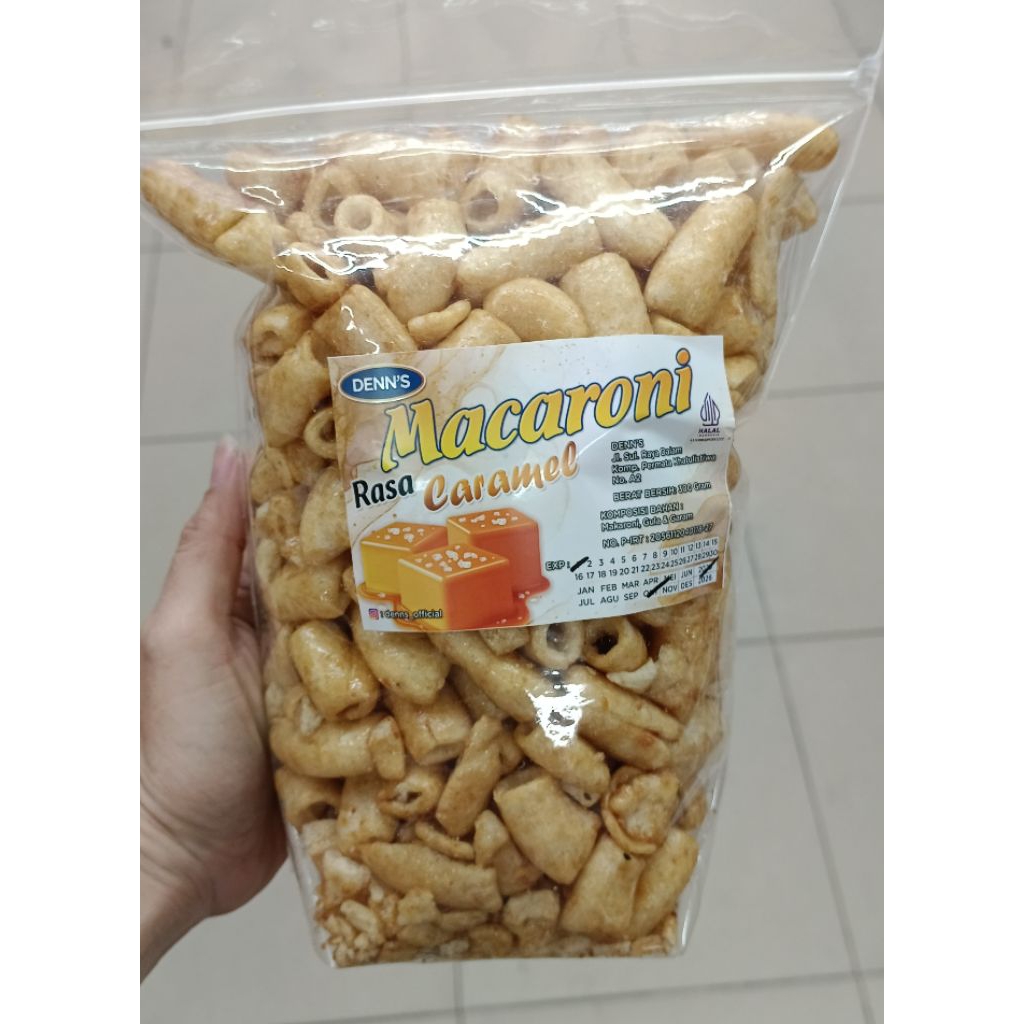 

DENN'S Macaroni - Makaroni kerupuk goreng rasa karamel 300gr