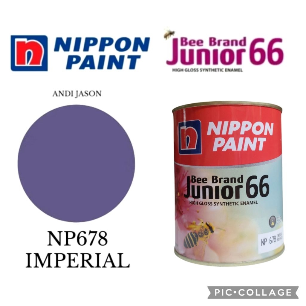 CAT BEE BRAND JUNIOR 66.  0.8 LITER NO NP 678 IMPERIAL CAT MINYAK KAYU DAN BESI BB JUNIOR