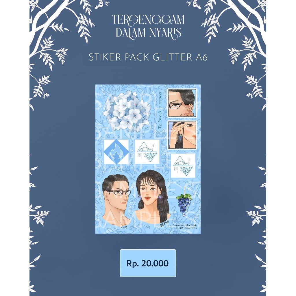 

Stiker Pack Glitter TdN A6