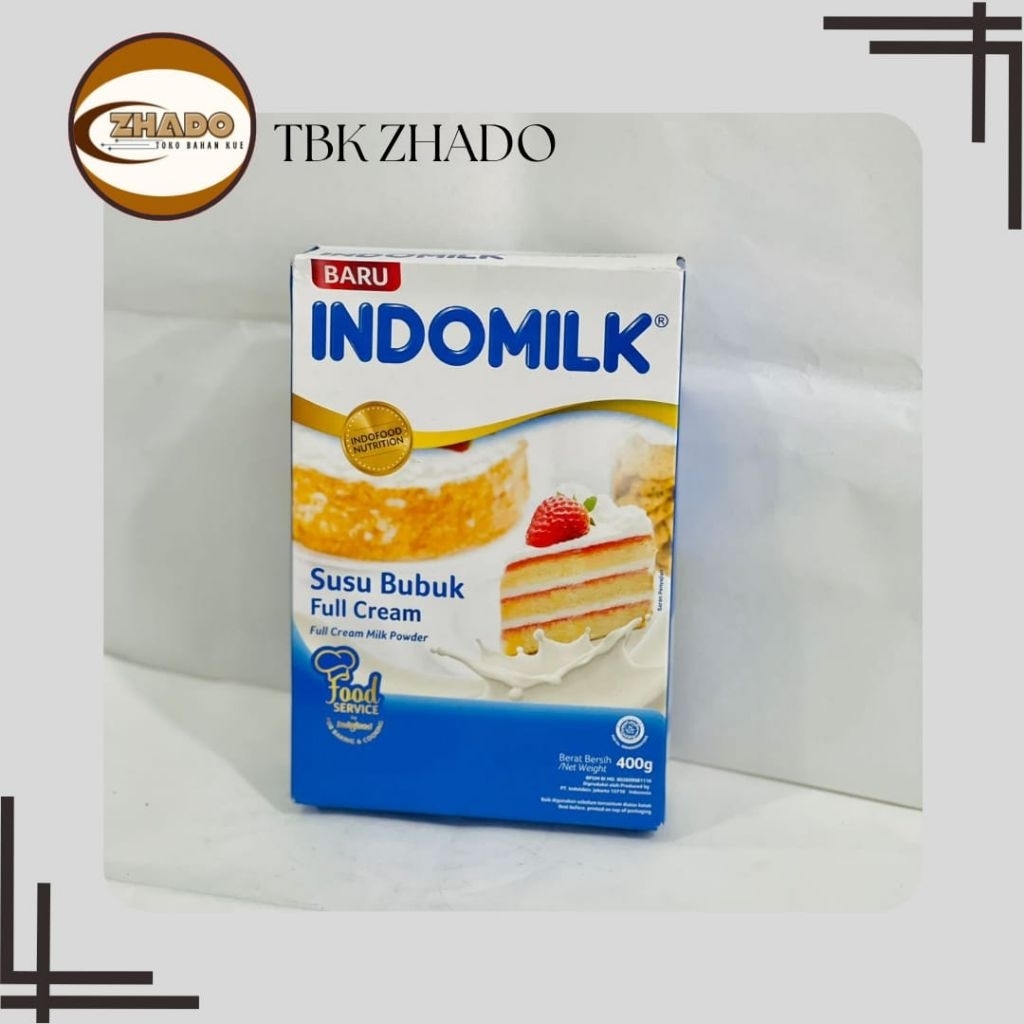 

400GR INDOMILK SUSU BUBUK FULL CREAM