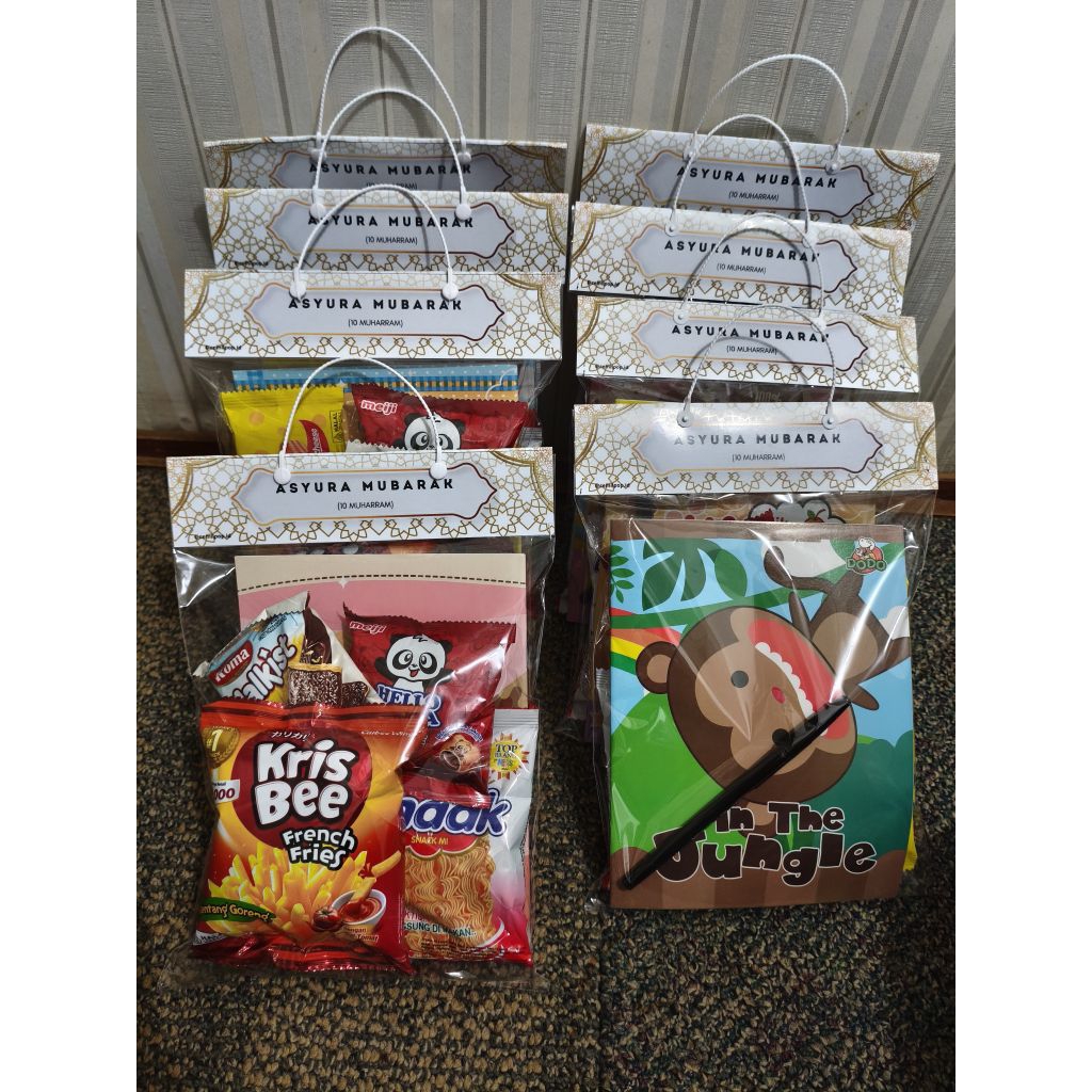 

Paket Snack Anak + Buku Aktivitas Edukatif – Bingkisan Asyura / Sekolah / Santunan / TPA
