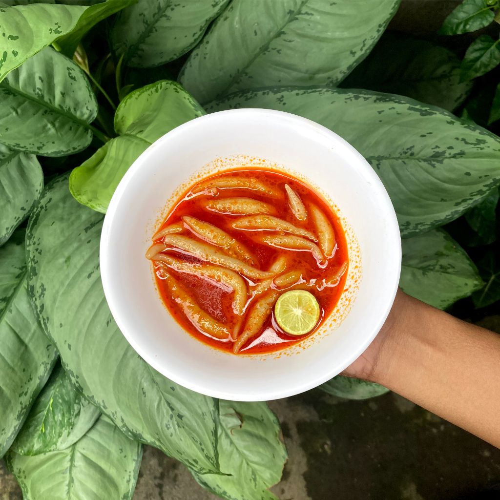 

CICOS KUAH ( Aci Mencos ) Kuah Pedas Jajanan Jadul Seblak Daun Jeruk