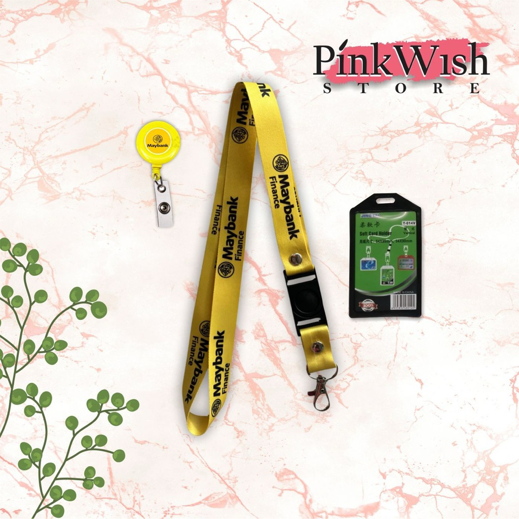 

Lanyard MAYBANK FINANCE KUNING / Tali idcard MAYBANK FINANCE KUNING [Ready stock] Termurah