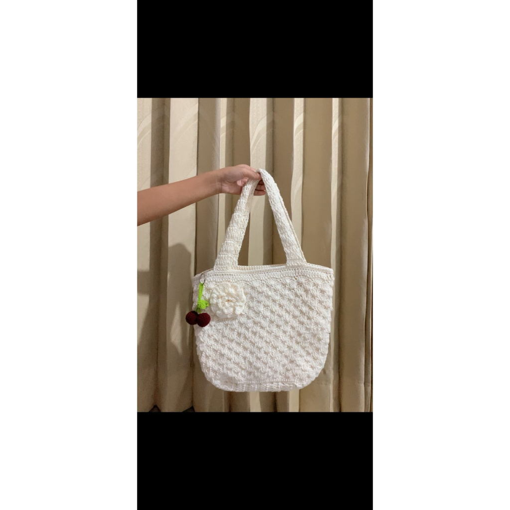 kimi bag rajut bali, tas rajutan, rajut bali termurah.