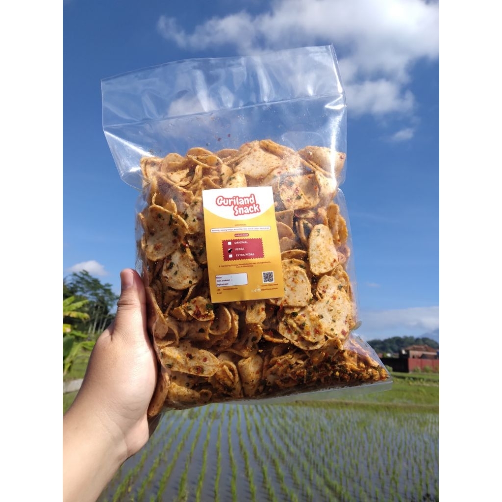 

Basreng Gurih Pedas Daun Jeruk 500gr | Snack Kering Kiloan Rumahan - Guriland