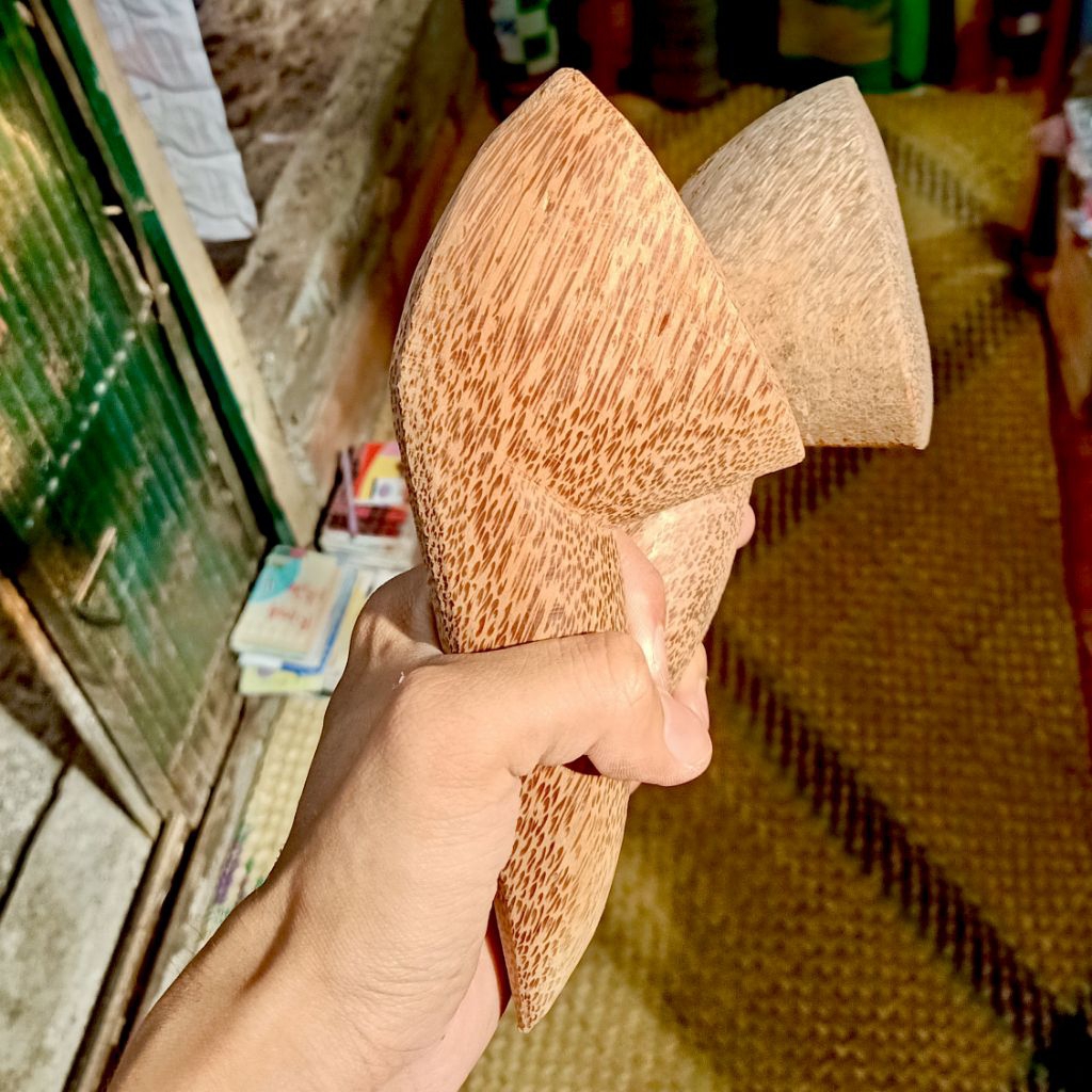 Ulekan kayu akar kelapa BESAR / Ulekan gado gado / Ulekan kayu