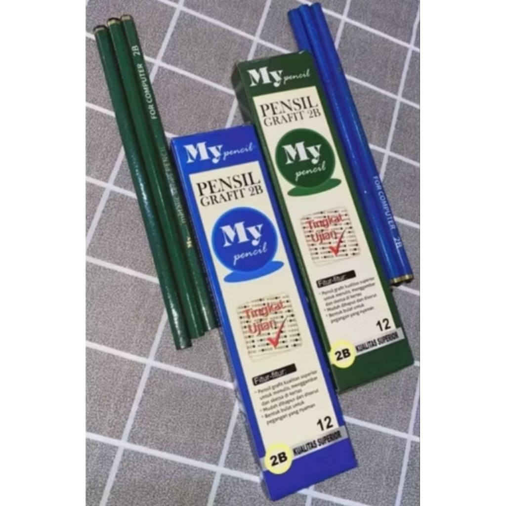 

Pensil Kayu 2B MY PENCIL 1 BOX isi12 PCS