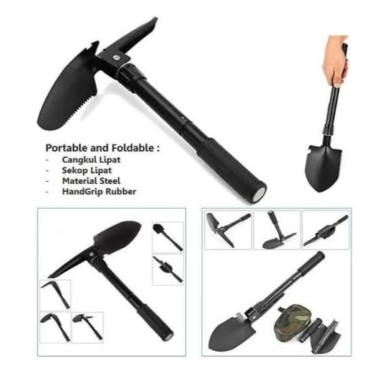 SEKOP MULTIFUNGSI SEKOP SURVIVAL SEKOP PACUL CAMPING BERKEBUN