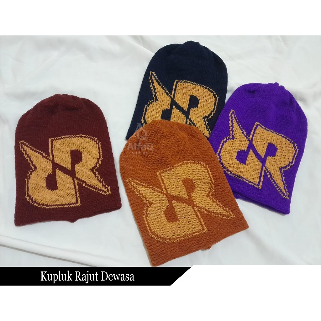 Kupluk topi rajut unisek pria wanita, kupluk rajut dewasa kekinian