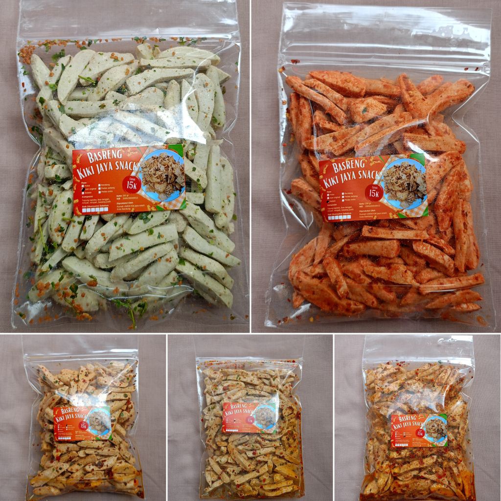 

500 gr - BASRENG STIK 7 VARIAN RASA || Basreng viral by KiKei Jaya Snack