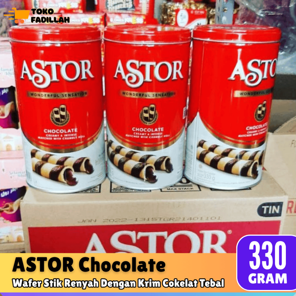 

ASTOR Double Chocolate Kaleng 330 gr