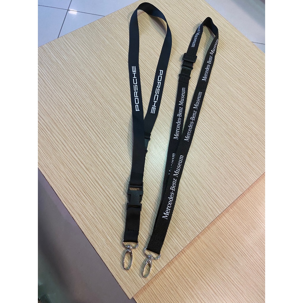 

Original PORSCHE dan MERCECES BENZ MUSEUM Lanyard | Name Tag & ID Card Holder