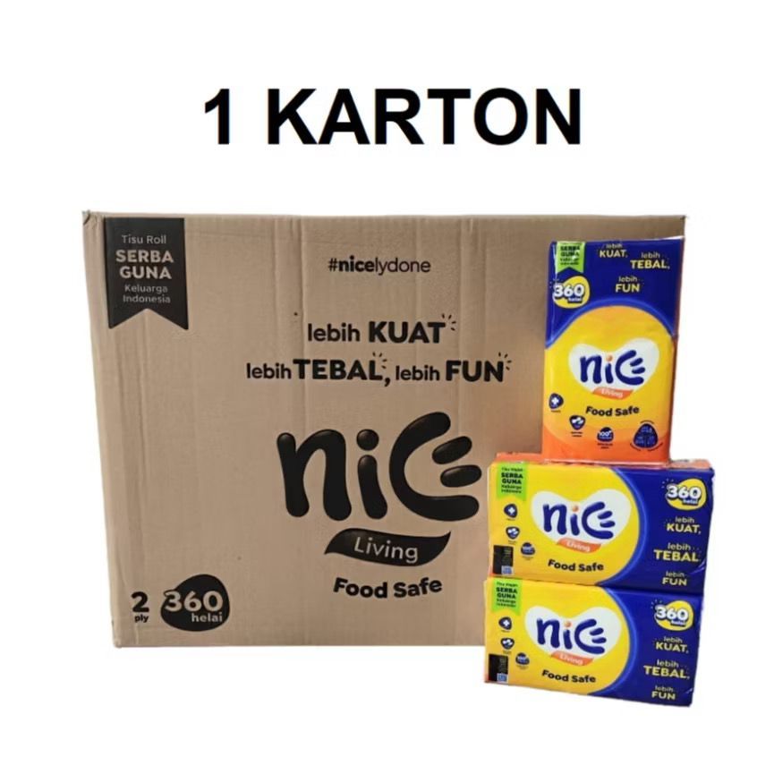 TISU NICE 360S Grosir tisu 1 dus Ready Stock Termurah