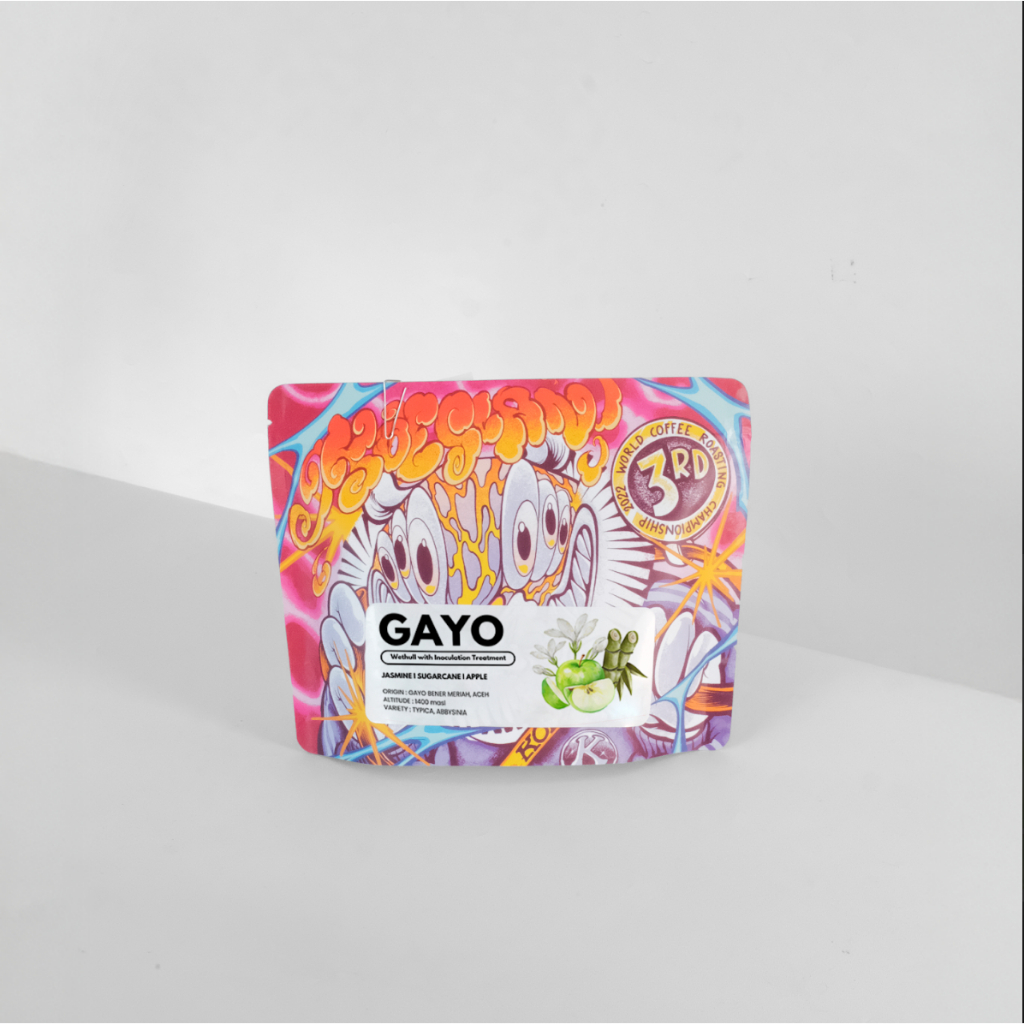 

Koeslan Coffee Roastery Gayo Bener Meriah Wethull with Inoculation Treatment