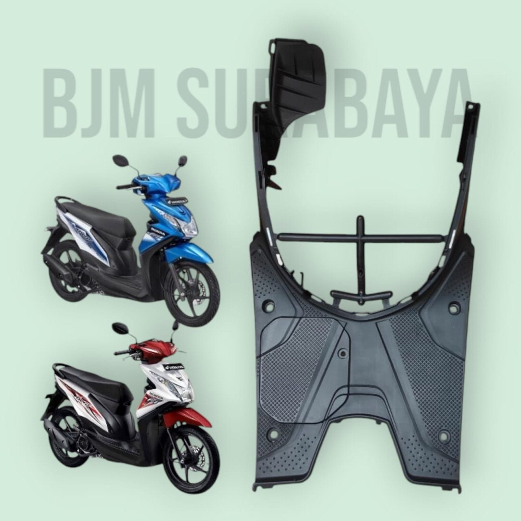 BJM MTR - Pijakan Kaki + Tutup Aki Beat Fi Esp Starter Halus 2014 2015 WIN | footrest atas | bordes 