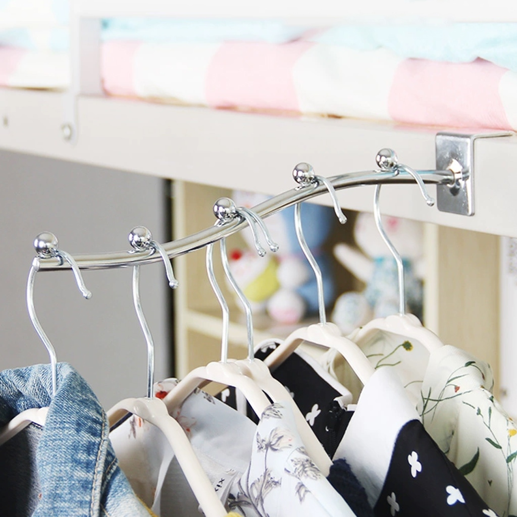 Aoe - Gantungan Dinding 5 Kepala Bola Stainless Steel – Kait Gantung Baju/Tas Serbaguna