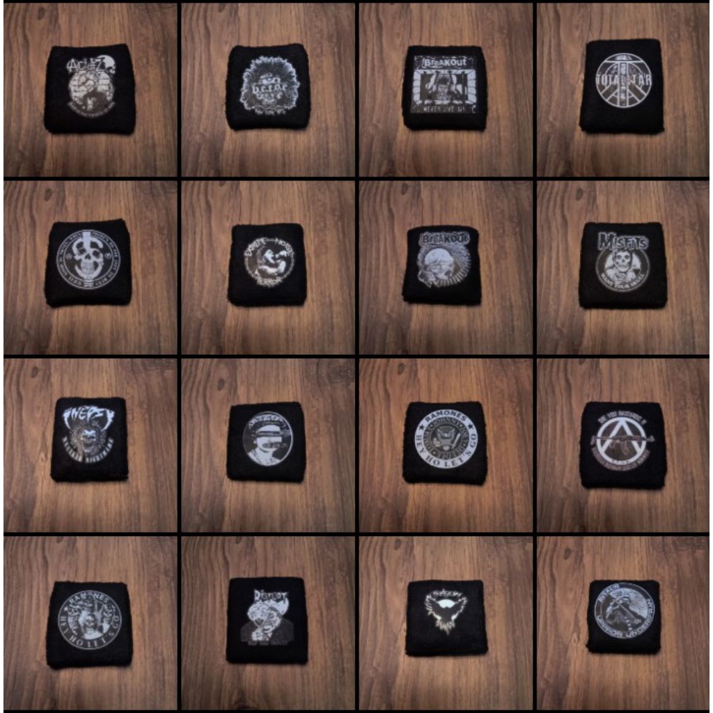 HANDBAND PUNK || HANDBAND METAL || GELANG KAIN || GELANG TANGGAN || GELANG BAND || GELANG MUSIK || G