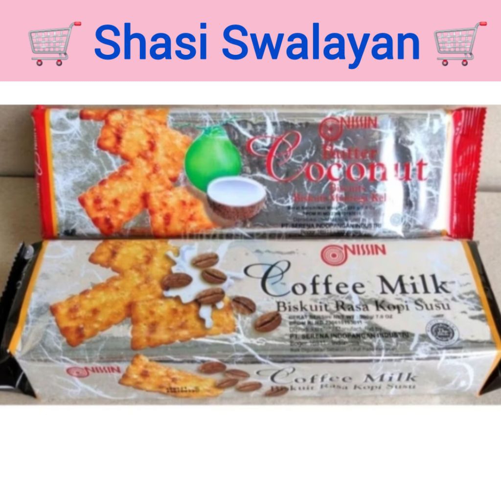 

Biskuit Nissin Butter Coconut/ Coffee Milk 200gr