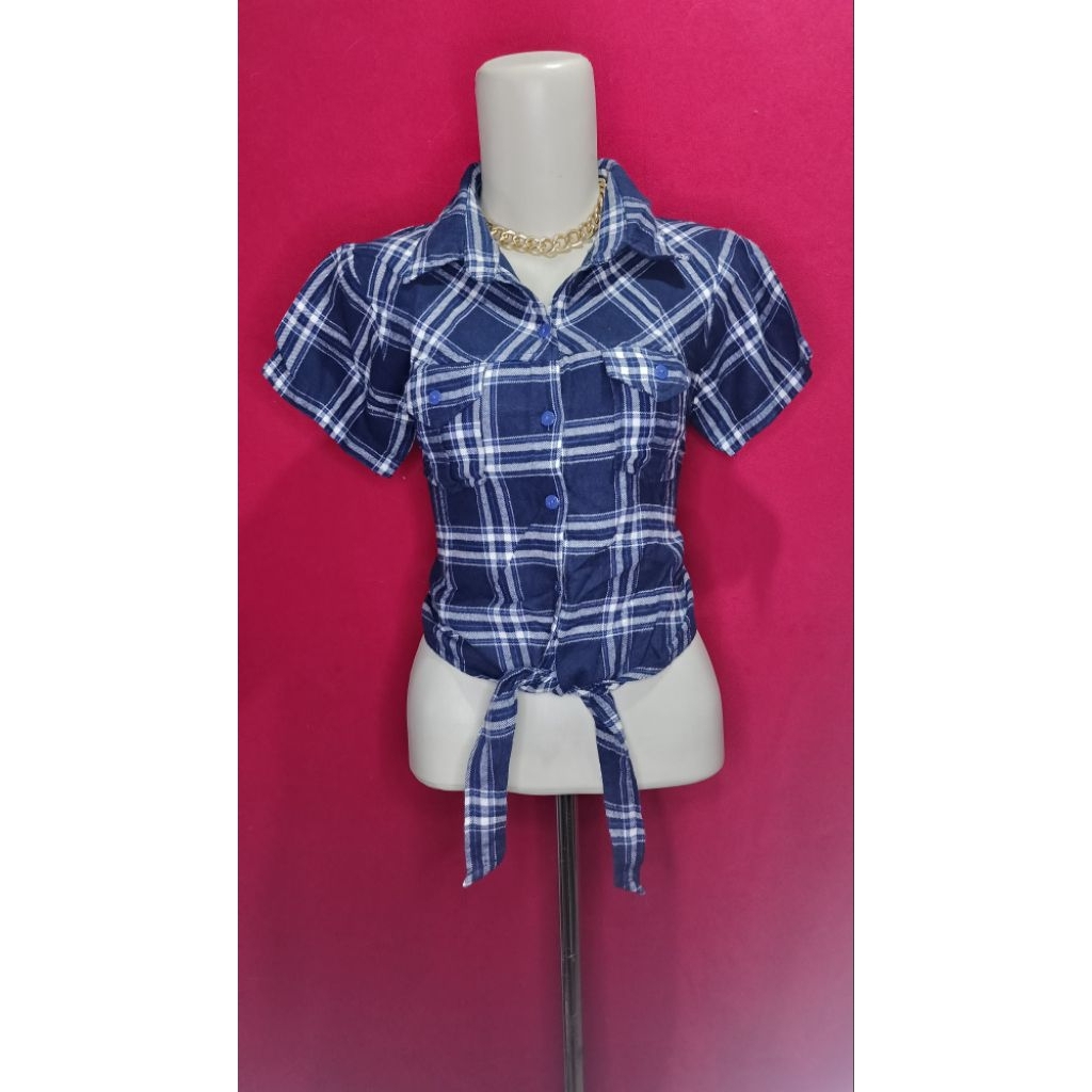 KEMEJA CROP KOTAK² ~ EFIRY