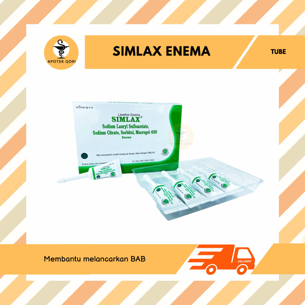 SIMLAX ENEMA PER TUBE / PELANCAR BAB / MERINGANKAN SEMBELIT ANAK / IBU HAMIL / DEWASA LANSIA