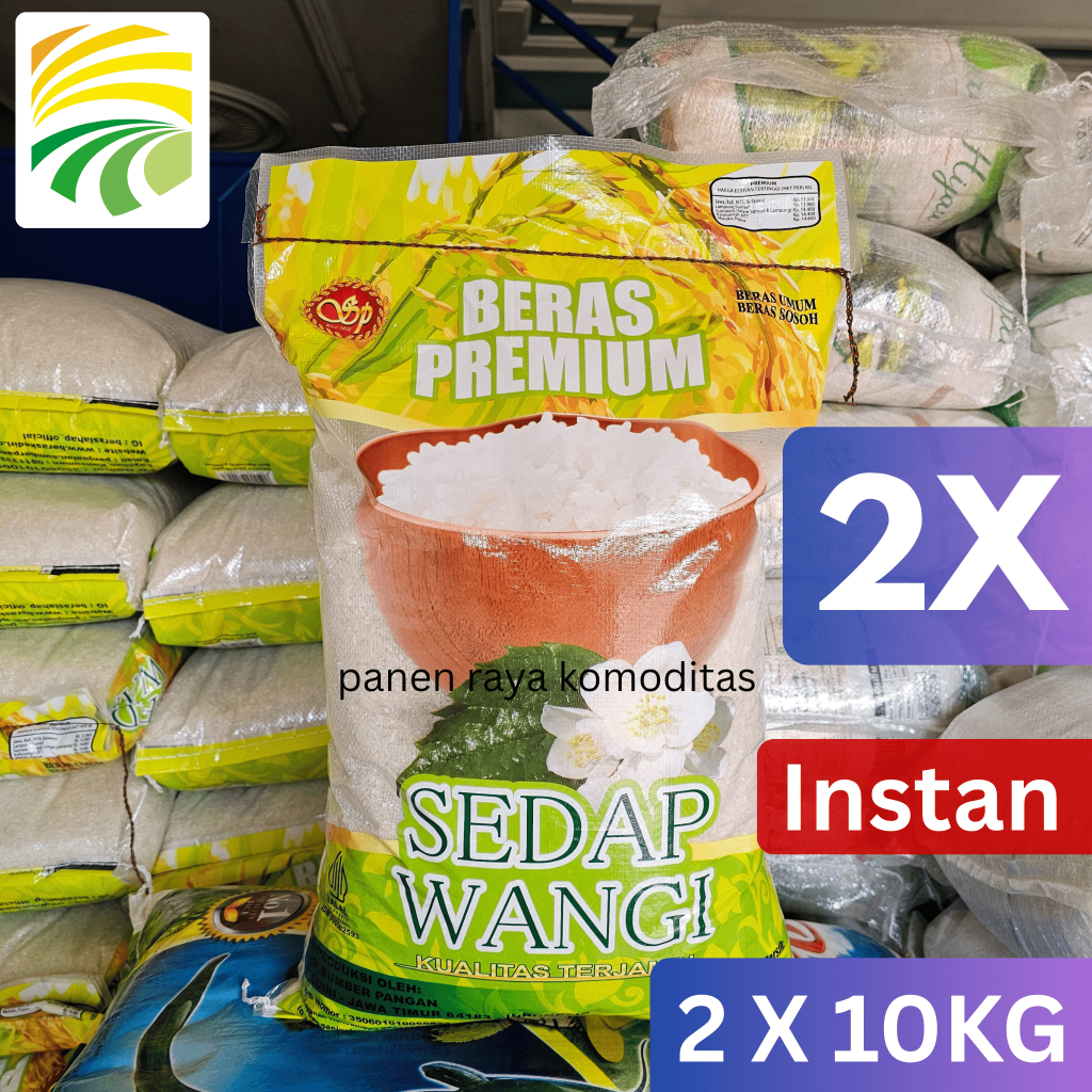 

Beras Sedap Wangi 10 Kg x 2 Pcs