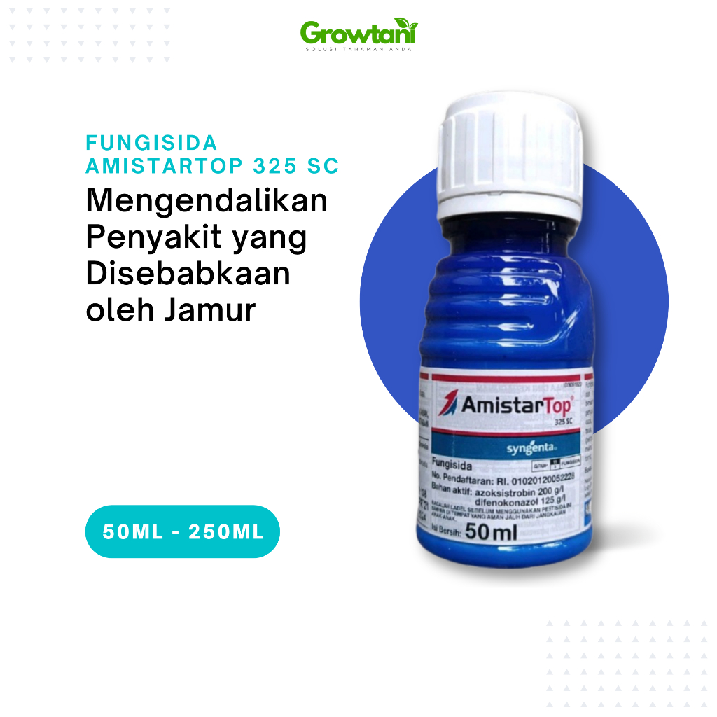 AMISTAR TOP 325 SC Fungisida Sistemik untuk Cabai, Padi, dan Sayuran