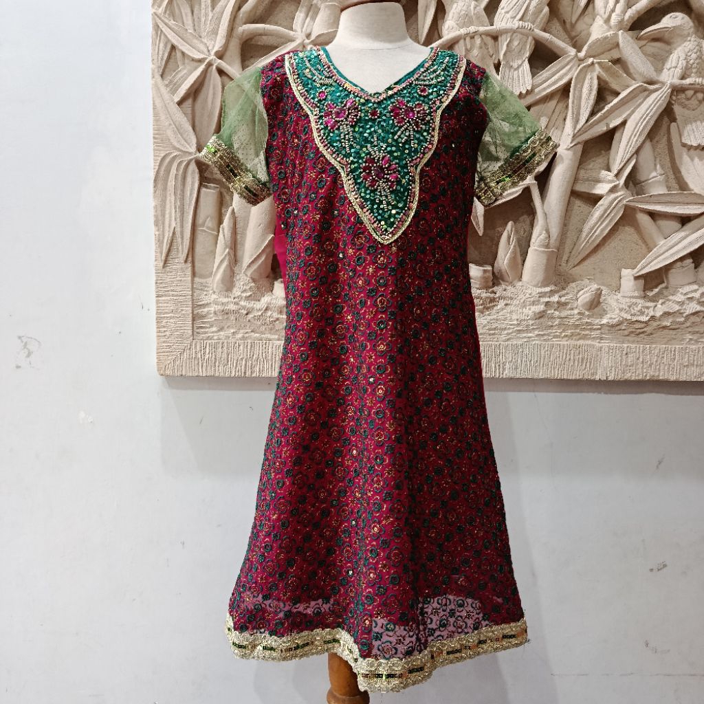 Dress Anak India Preloved / Dress Anak Bollywood / Baju India Anak