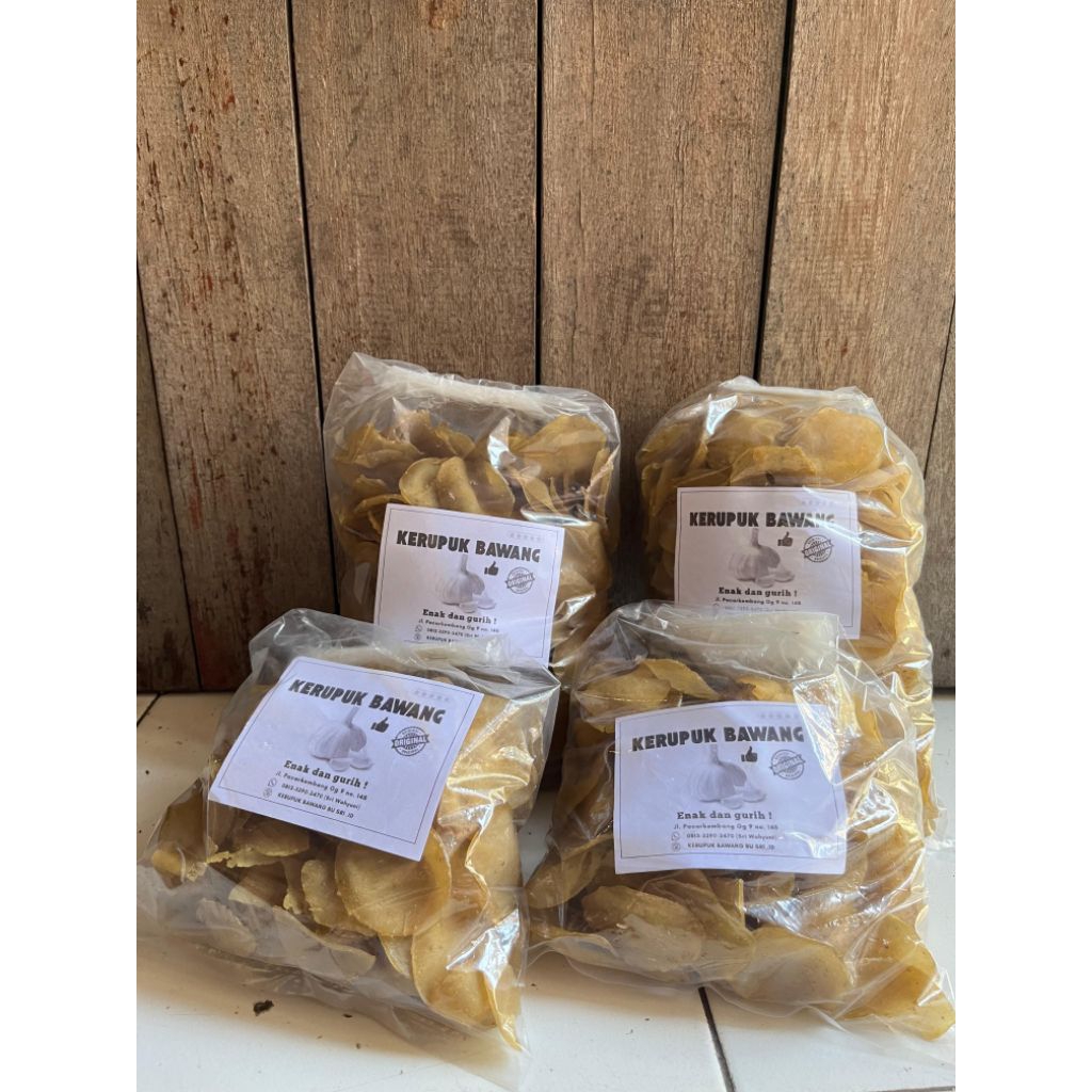 

Kerupuk Bawang Asli Mentah