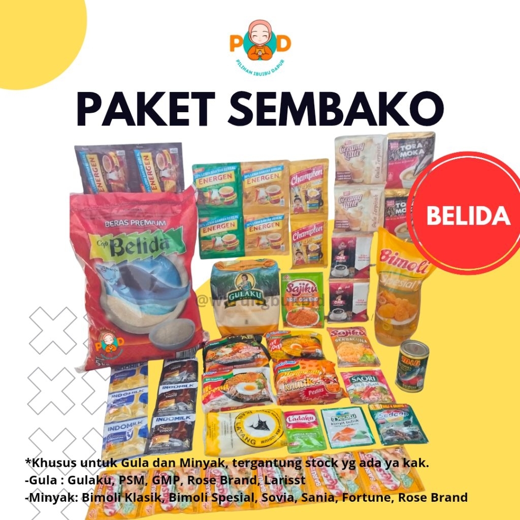 

PAKET SEMBAKO KOMPLIT