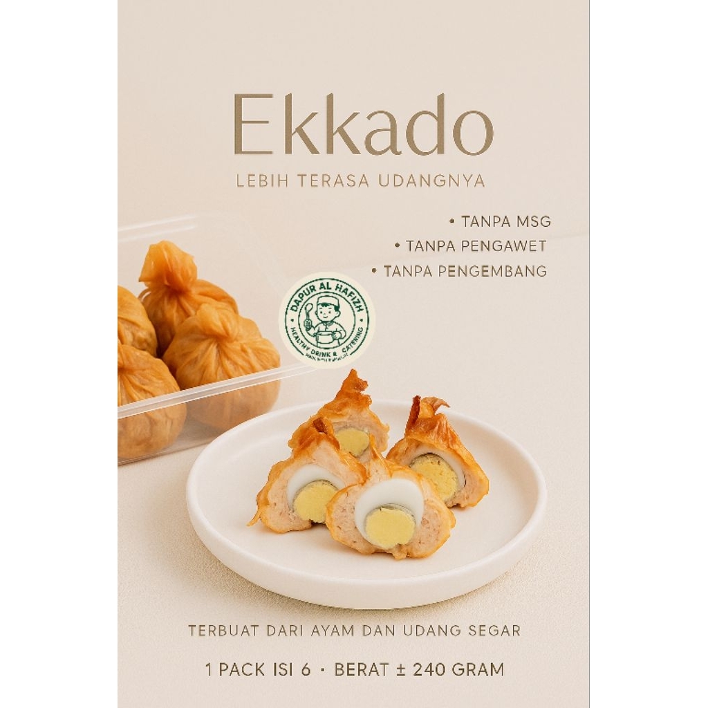 

Ekkado Frozen Food Sehat Homemade – Tanpa MSG & Pengawet (±240gr)