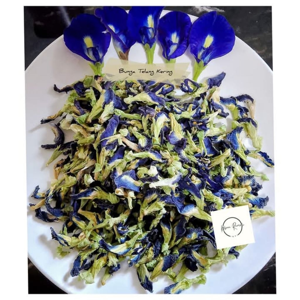

Bunga Telang Kering untuk minuman teh