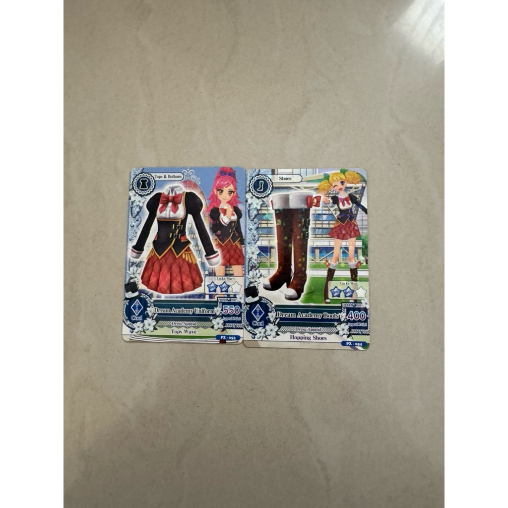 Aikatsu card - PR dream academy 1 set