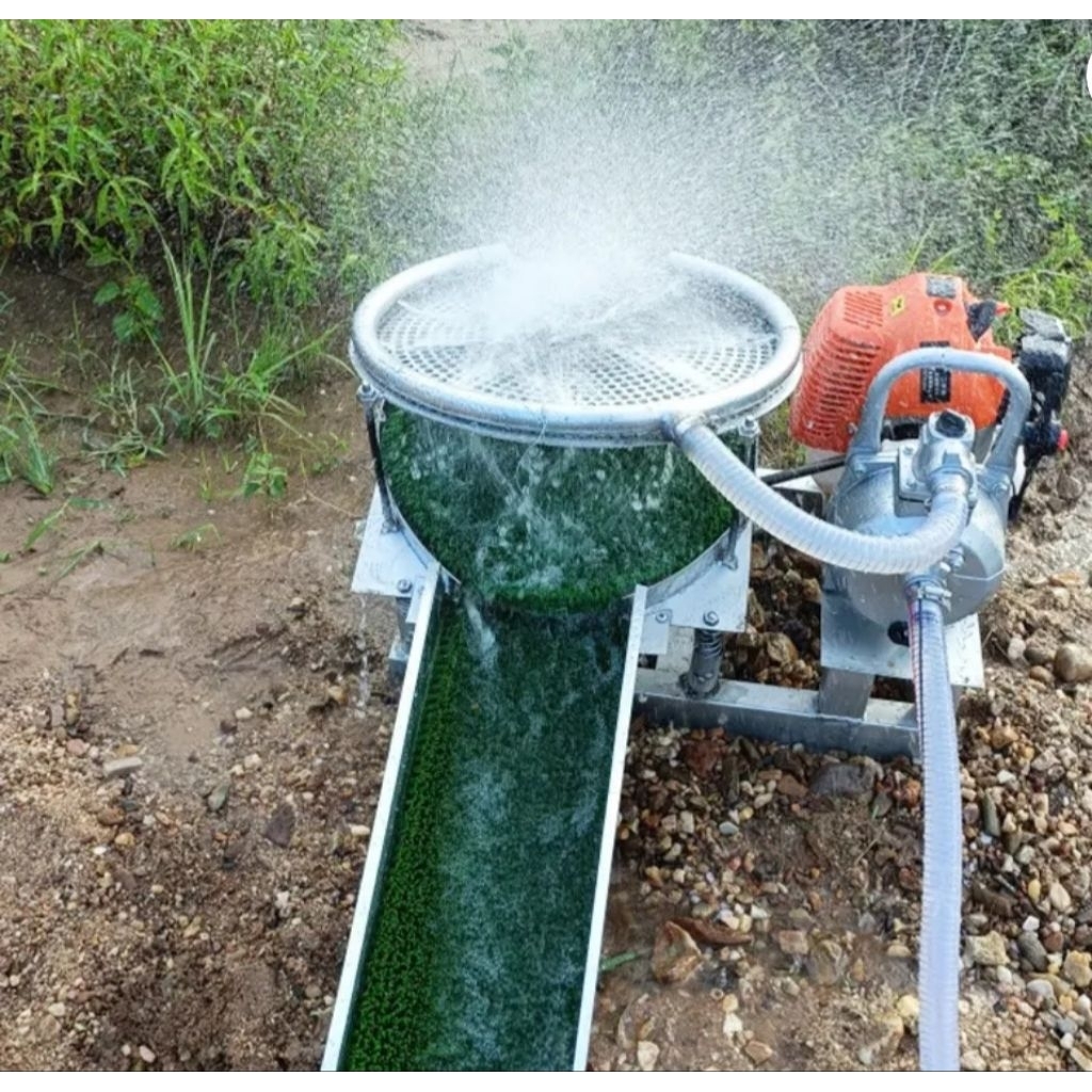 Alat Penambang emas  ukuran kecil pemisah emas pasir otomatis dengan alat pemisah emas