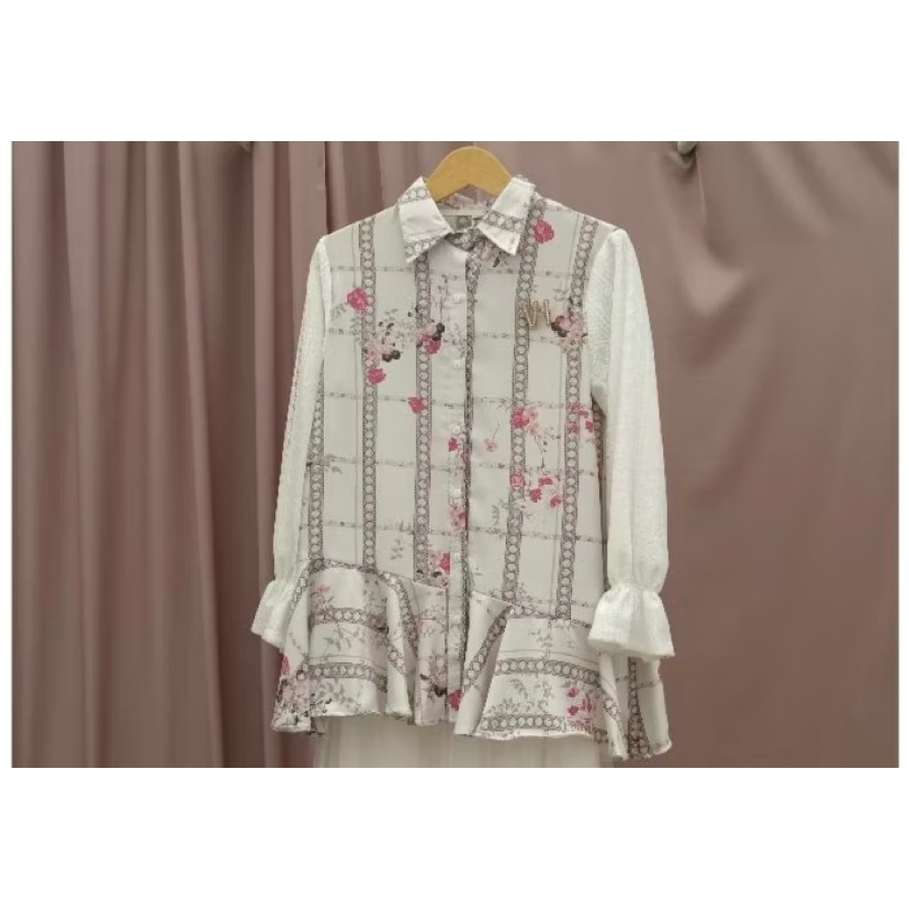 blouse vanilla hijab