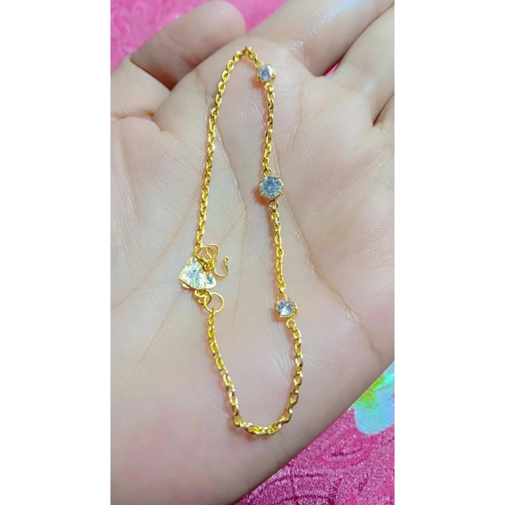 Gelang Emas Muda/Gelang Emas 2 gram/Gelang Emas Permata